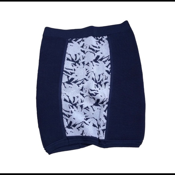 Rebecca Minkoff bodycon color block floral skirt - Picture 3 of 5